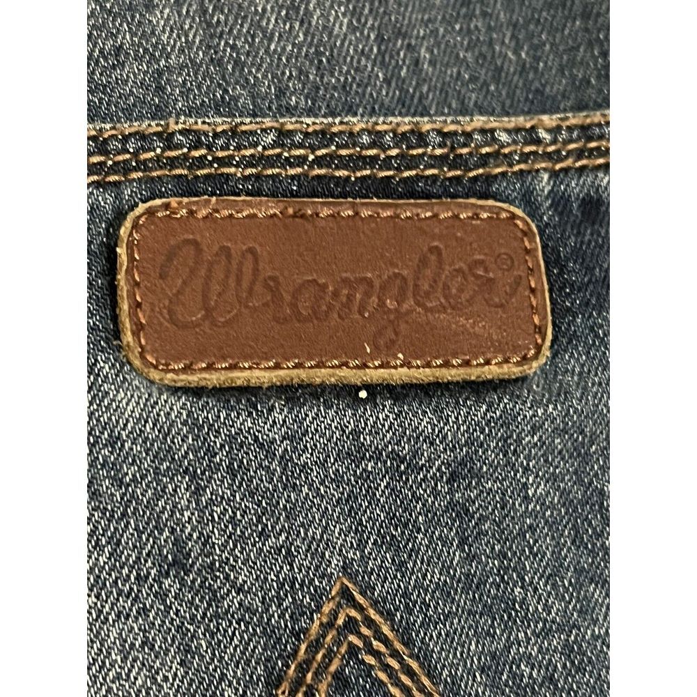 Vintage Wrangler Jeans 27x26 USA Blue Pants Cowboy Western Denim - Picture 10 of 10